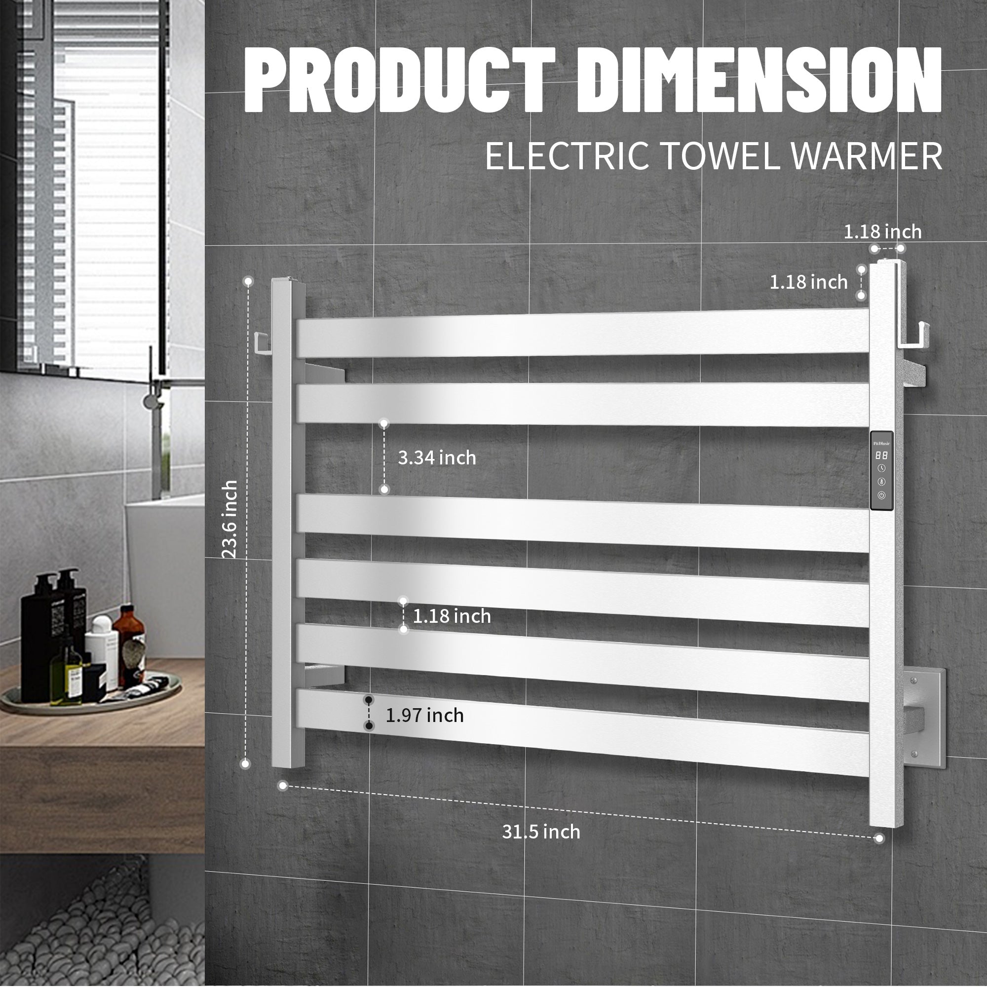 K&KALONZO Electric Towel Warmer KZ-EL18