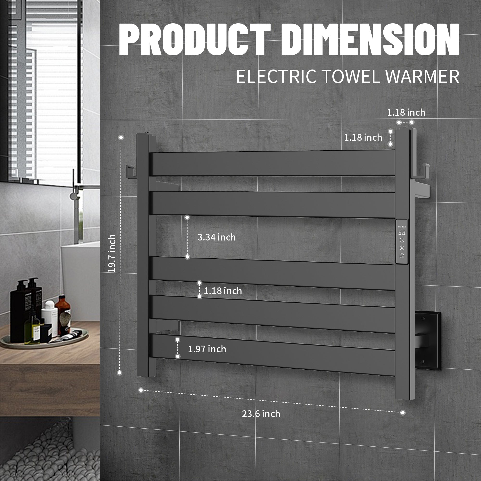 K&KALONZO Electric Towel Warmer KZ-EL18