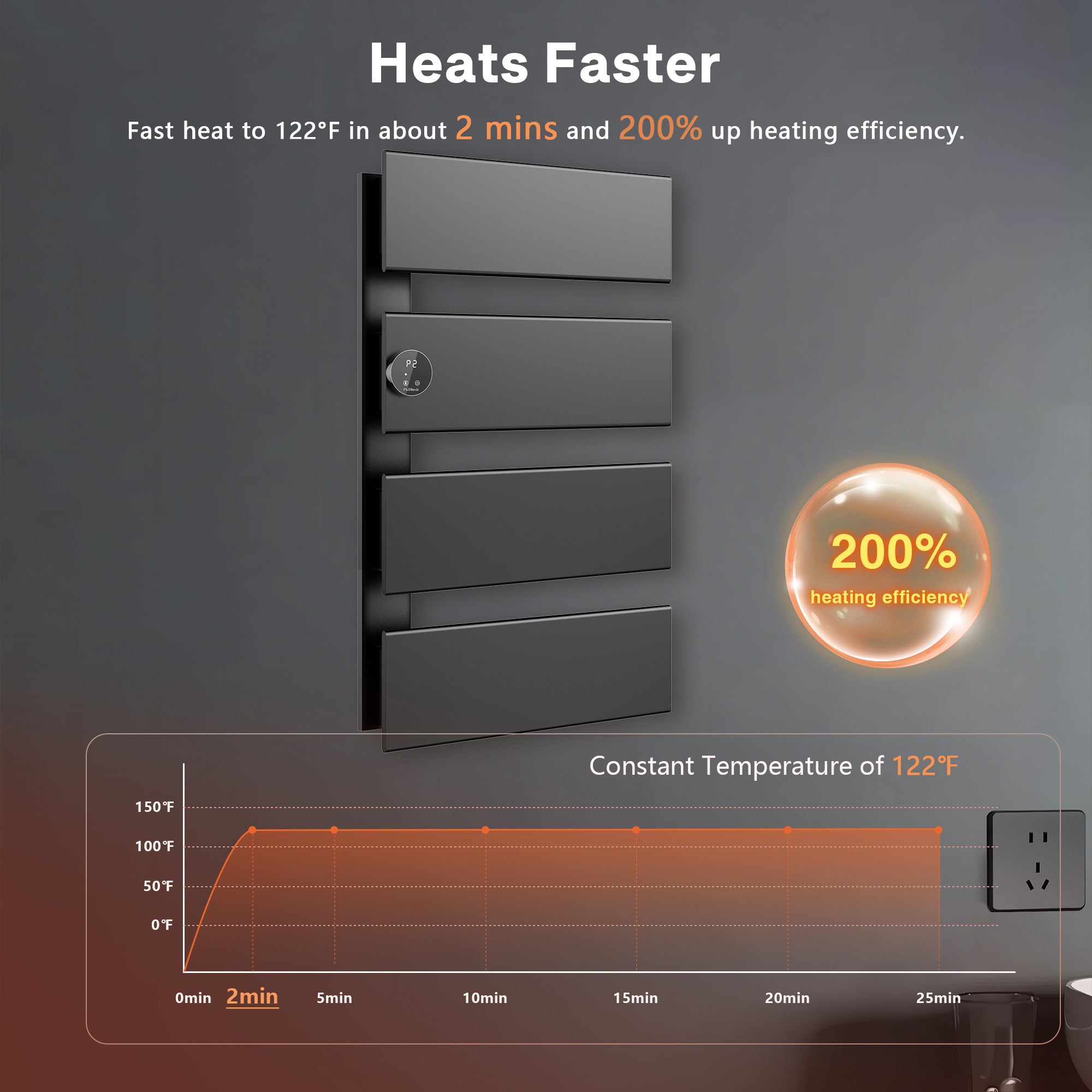 K&KALONZO Electric Towel Warmer KZ-K