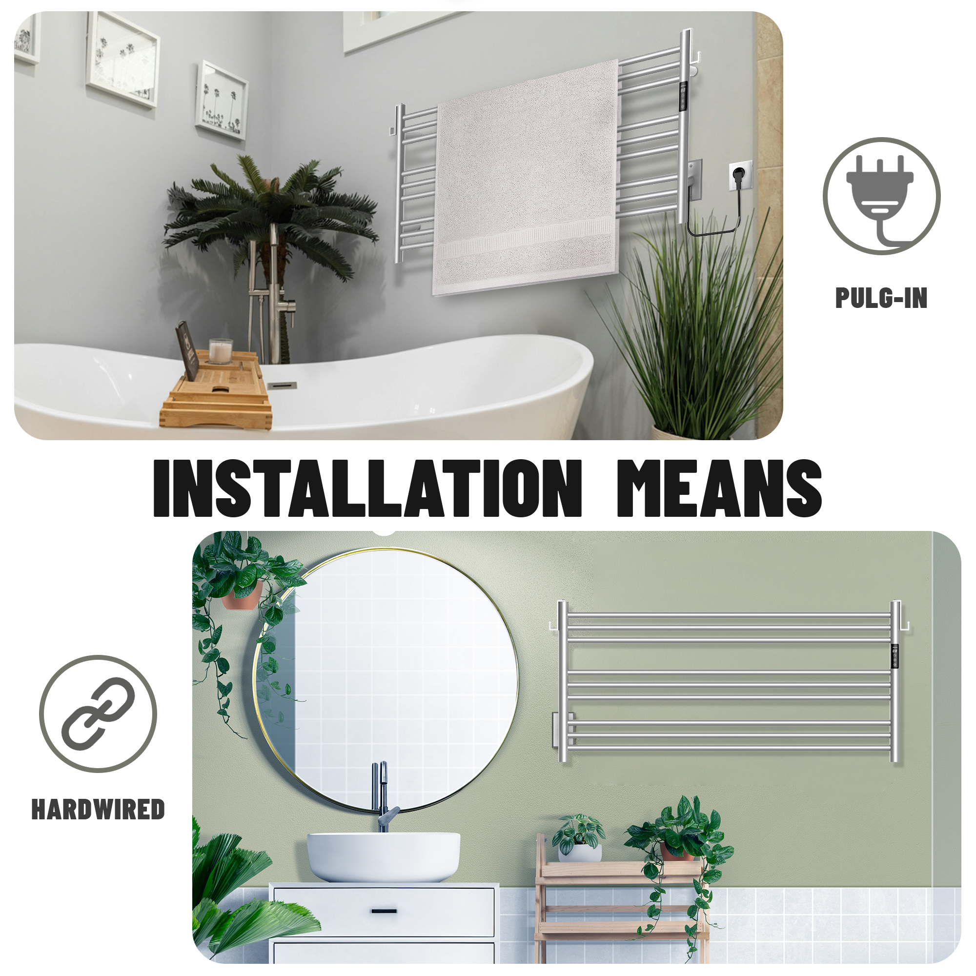 K&KALONZO Electric Towel Warmer KZ-EL13