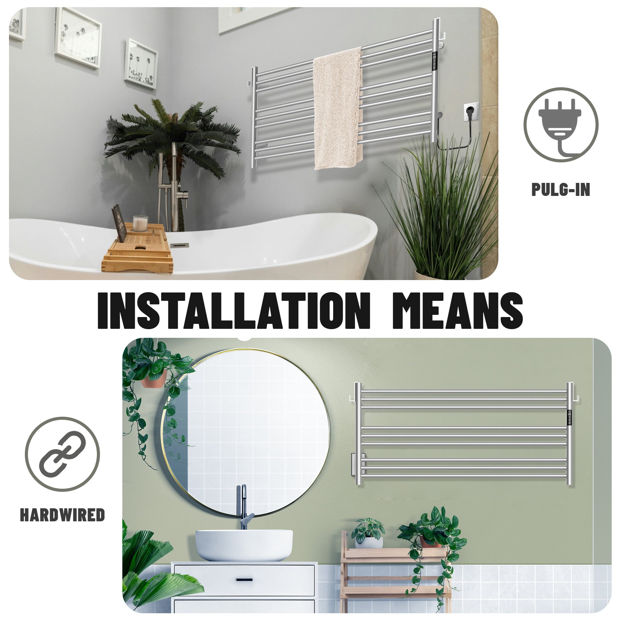 K&KALONZO Electric Towel Warmer KZ-EL13