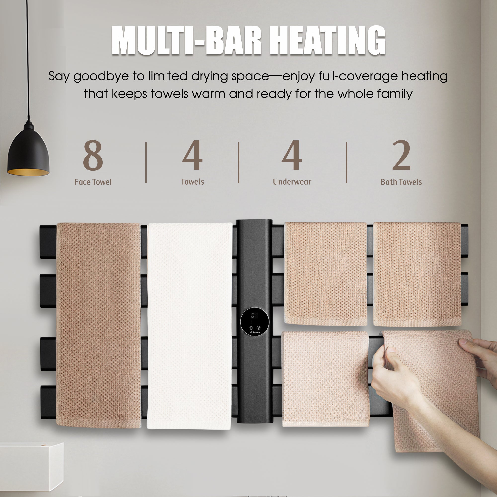 K&KALONZO Electric Towel Warmer KZ-Q