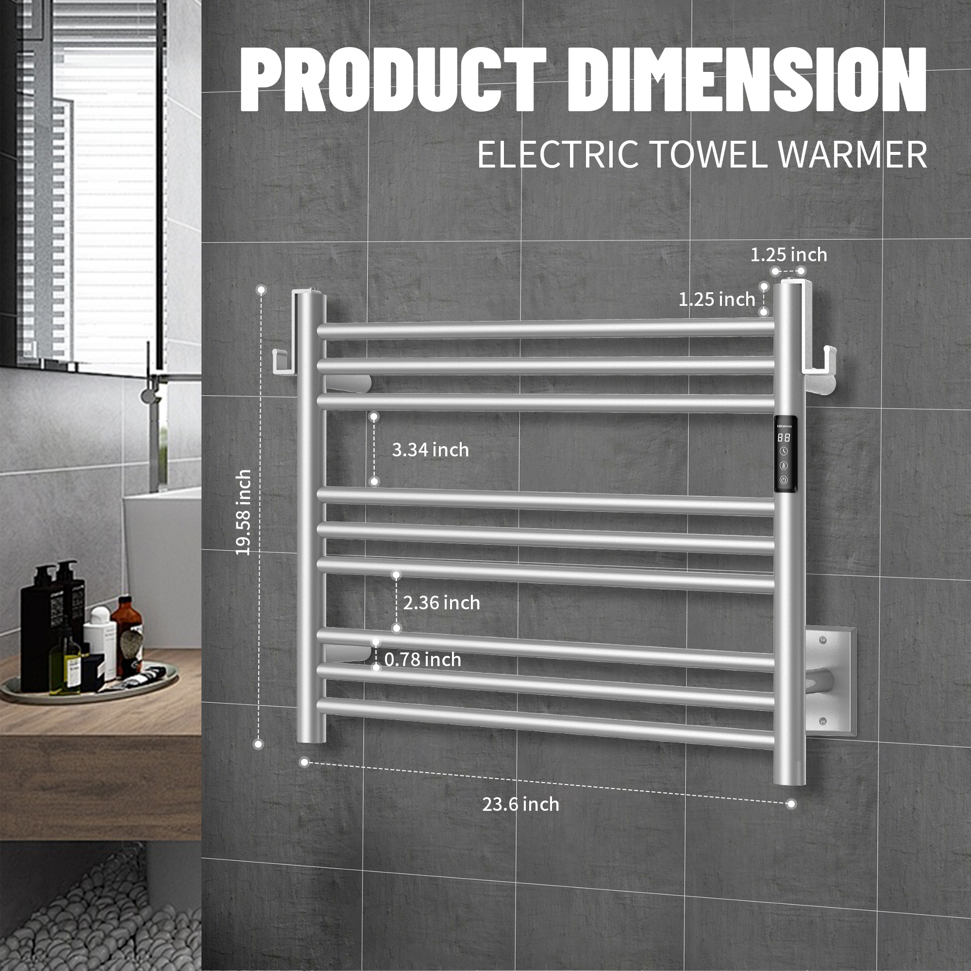K&KALONZO Electric Towel Warmer KZ-EL13