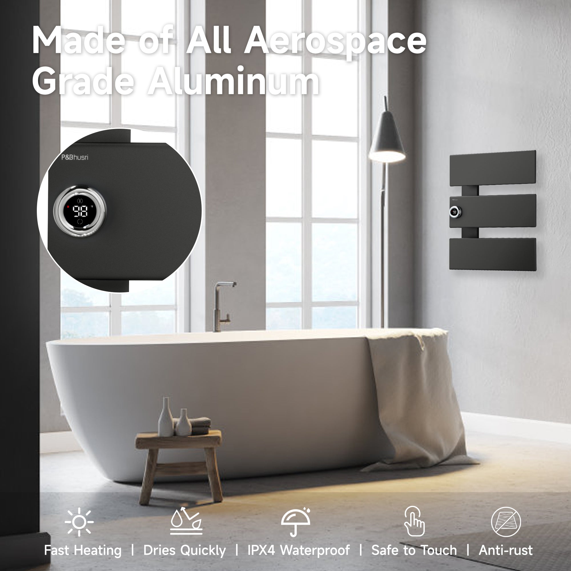 P&Dlusir Electric Towel Rack PD-X