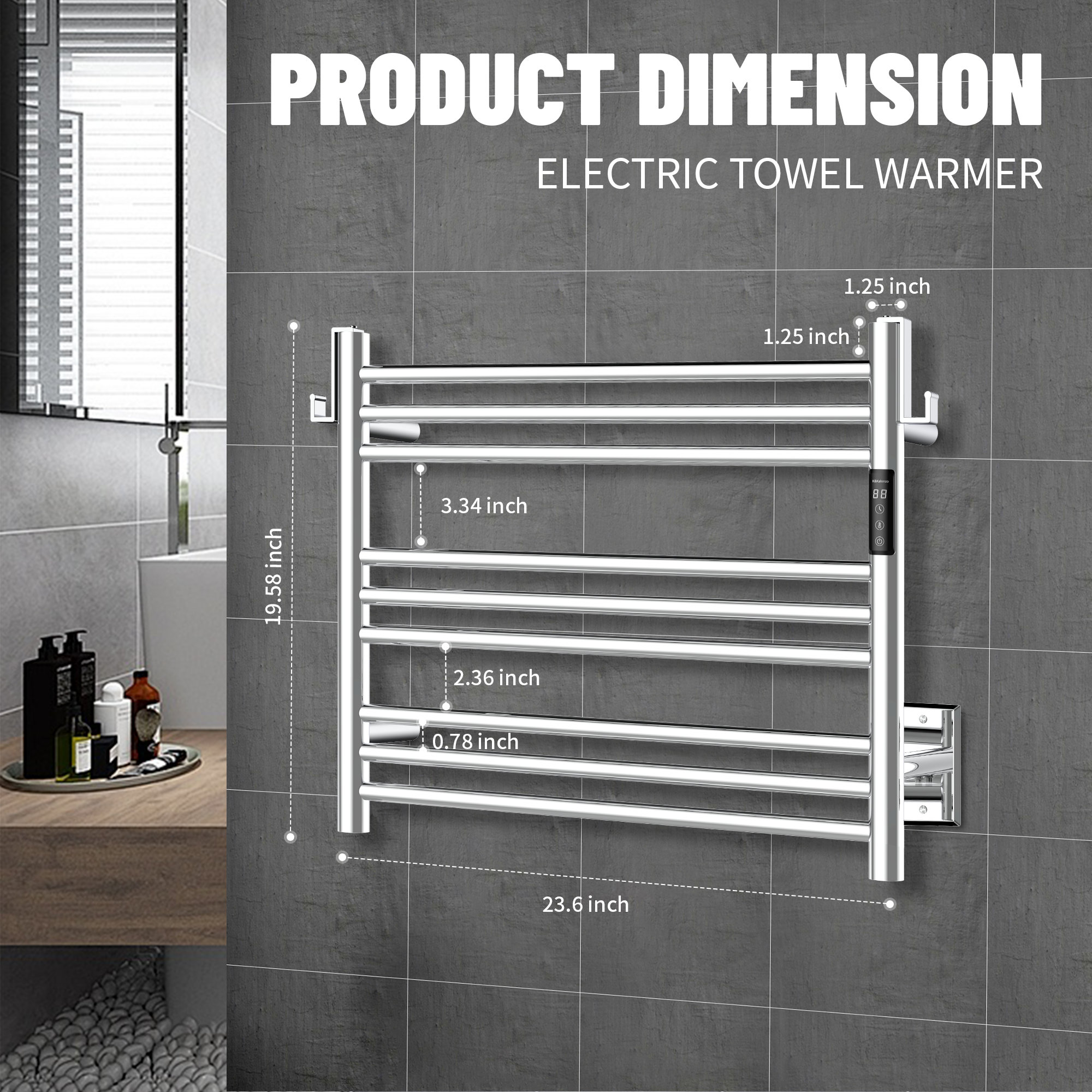 K&KALONZO Electric Towel Warmer KZ-EL13