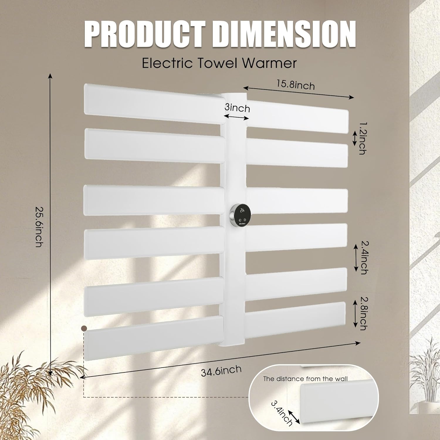 K&KALONZO Electric Towel Warmer KZ-Q