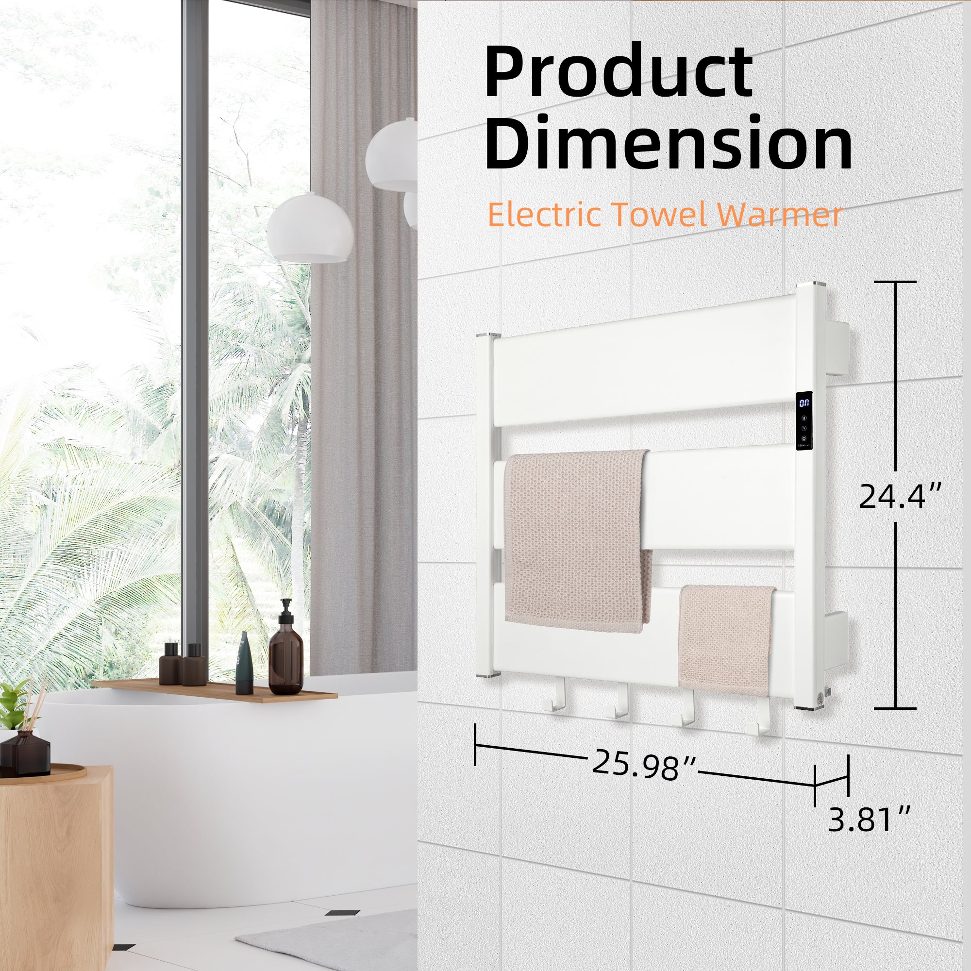 K&KALONZO Electric Towel Warmer KZ-H