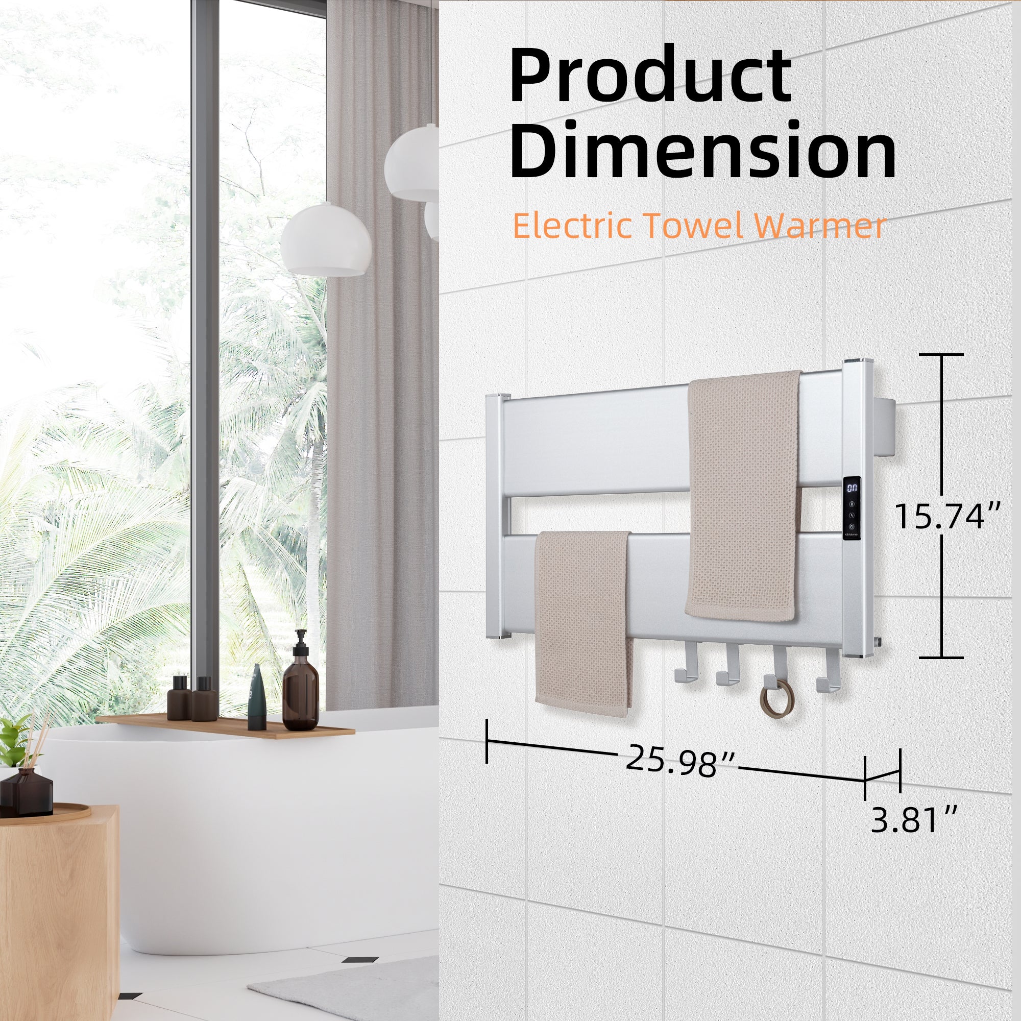 K&KALONZO Electric Towel Warmer KZ-H