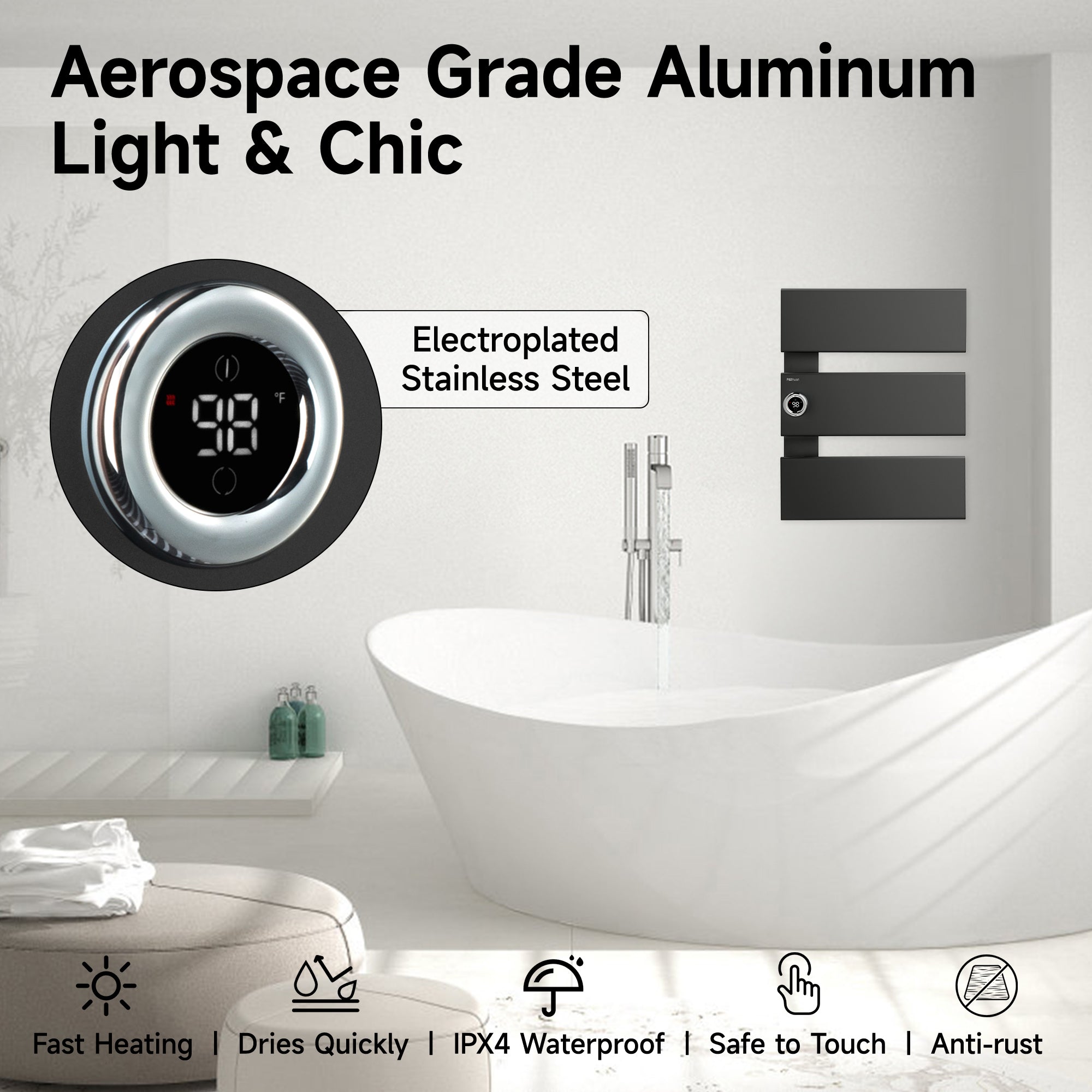 P&Dlusir Electric Towel Rack PD-X