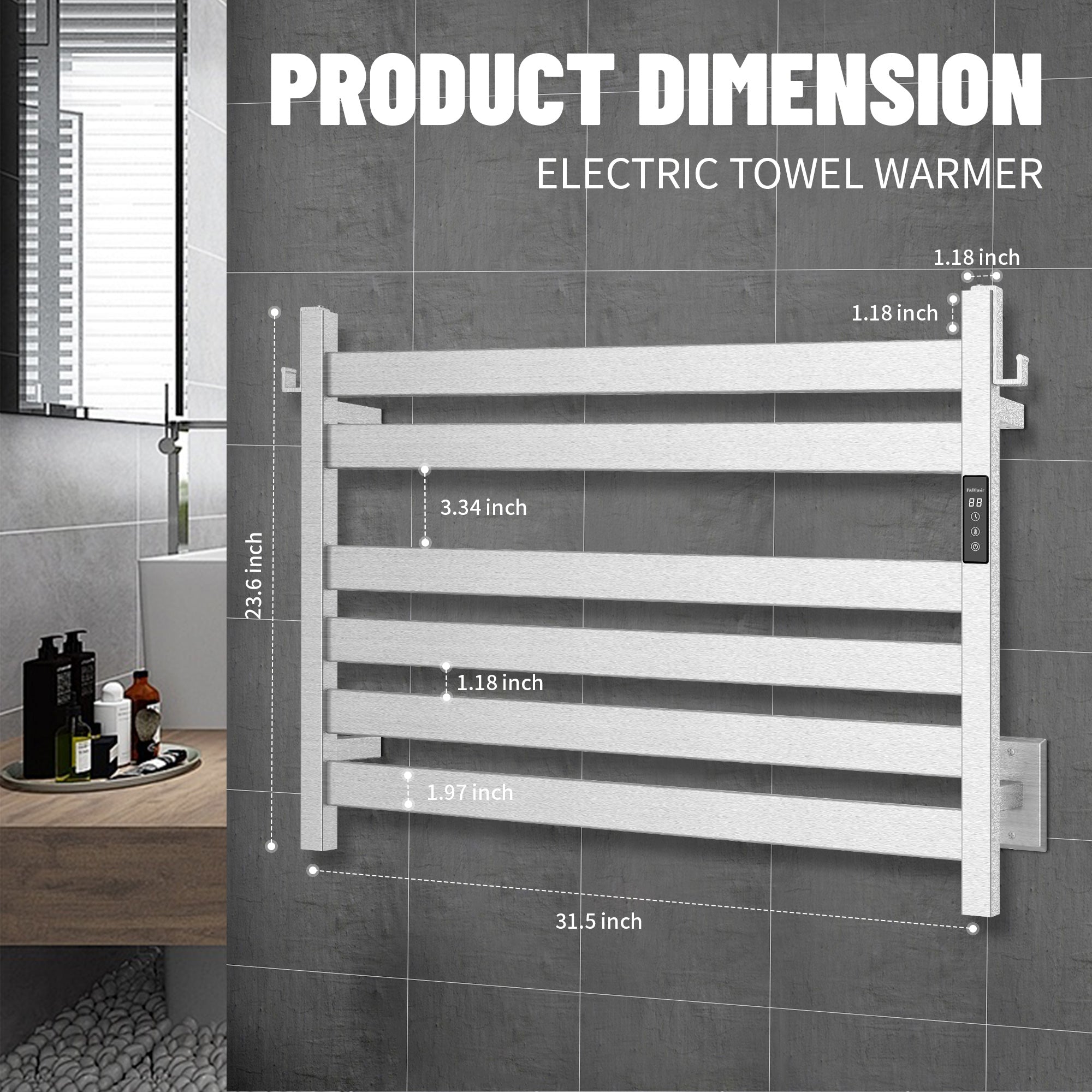K&KALONZO Electric Towel Warmer KZ-EL18