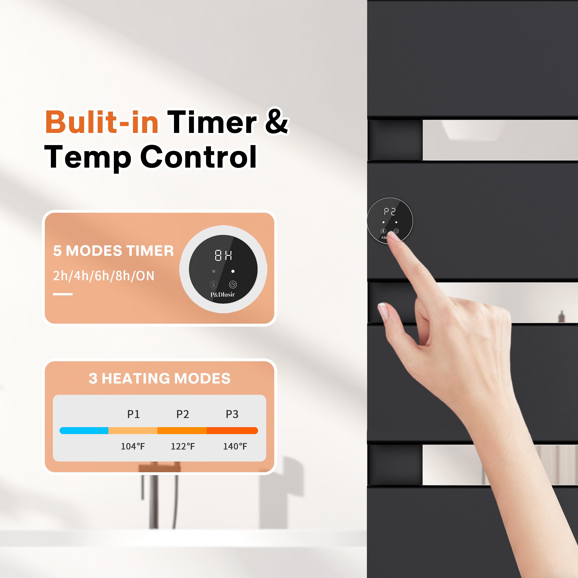 K&KALONZO Electric Towel Warmer KZ-K