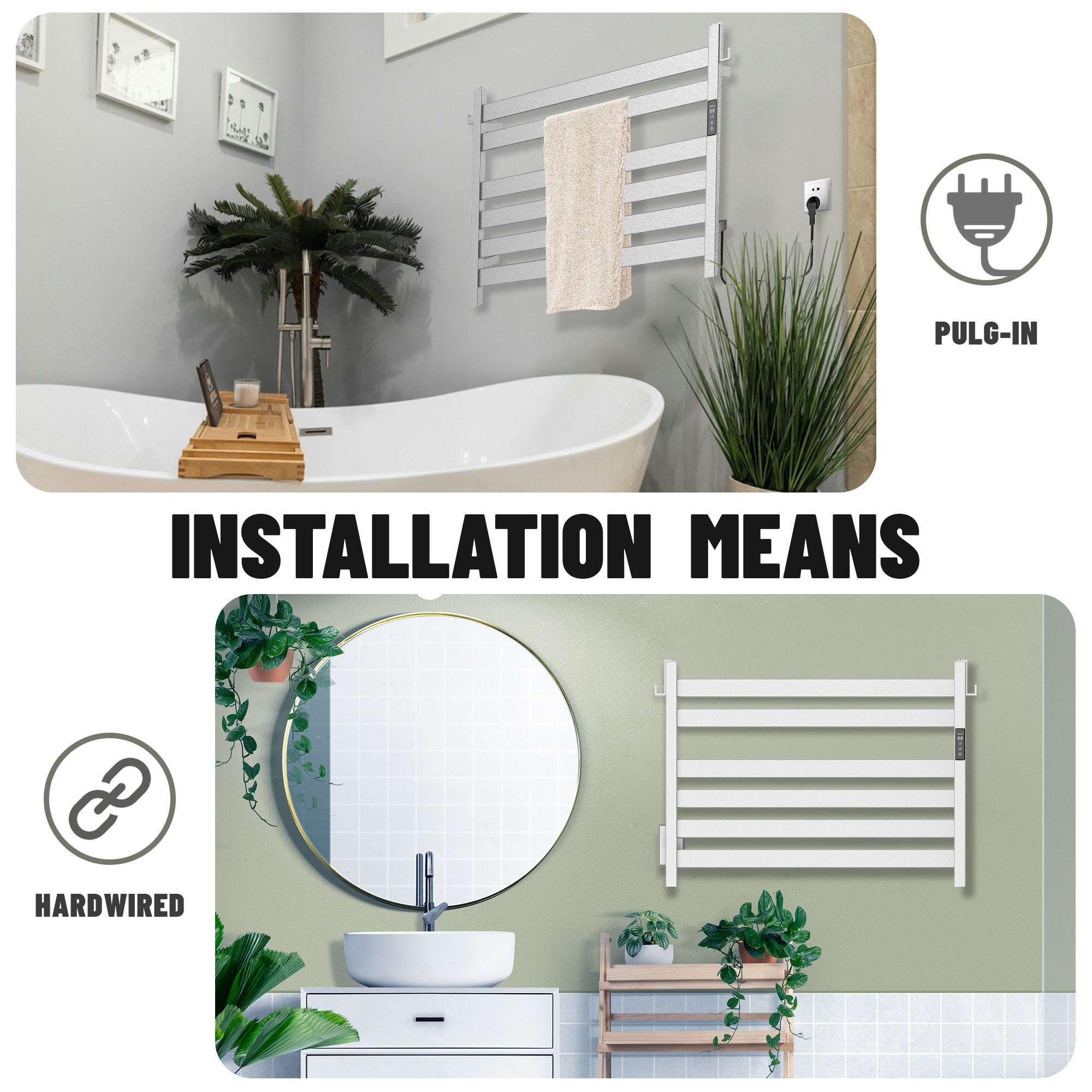 K&KALONZO Electric Towel Warmer KZ-EL18