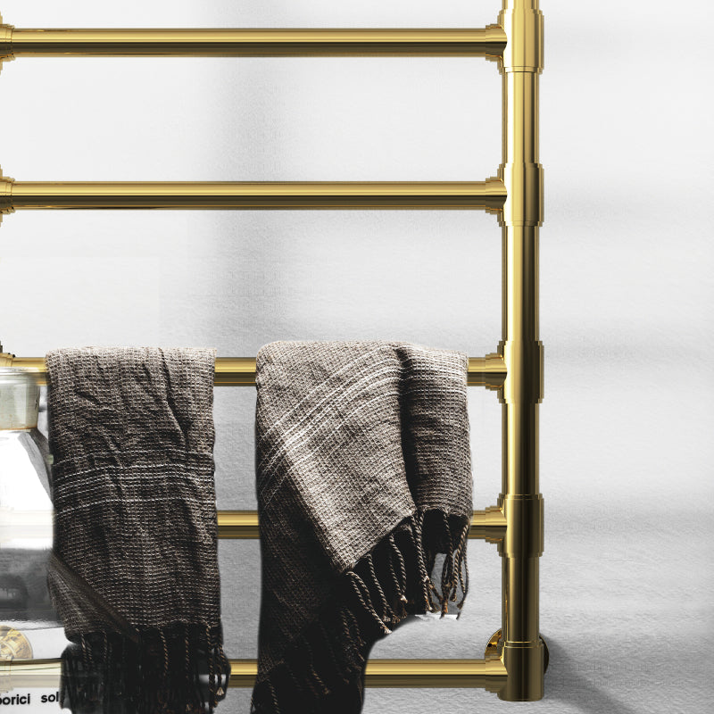 P&Bhusri gold radiator towel rail K05