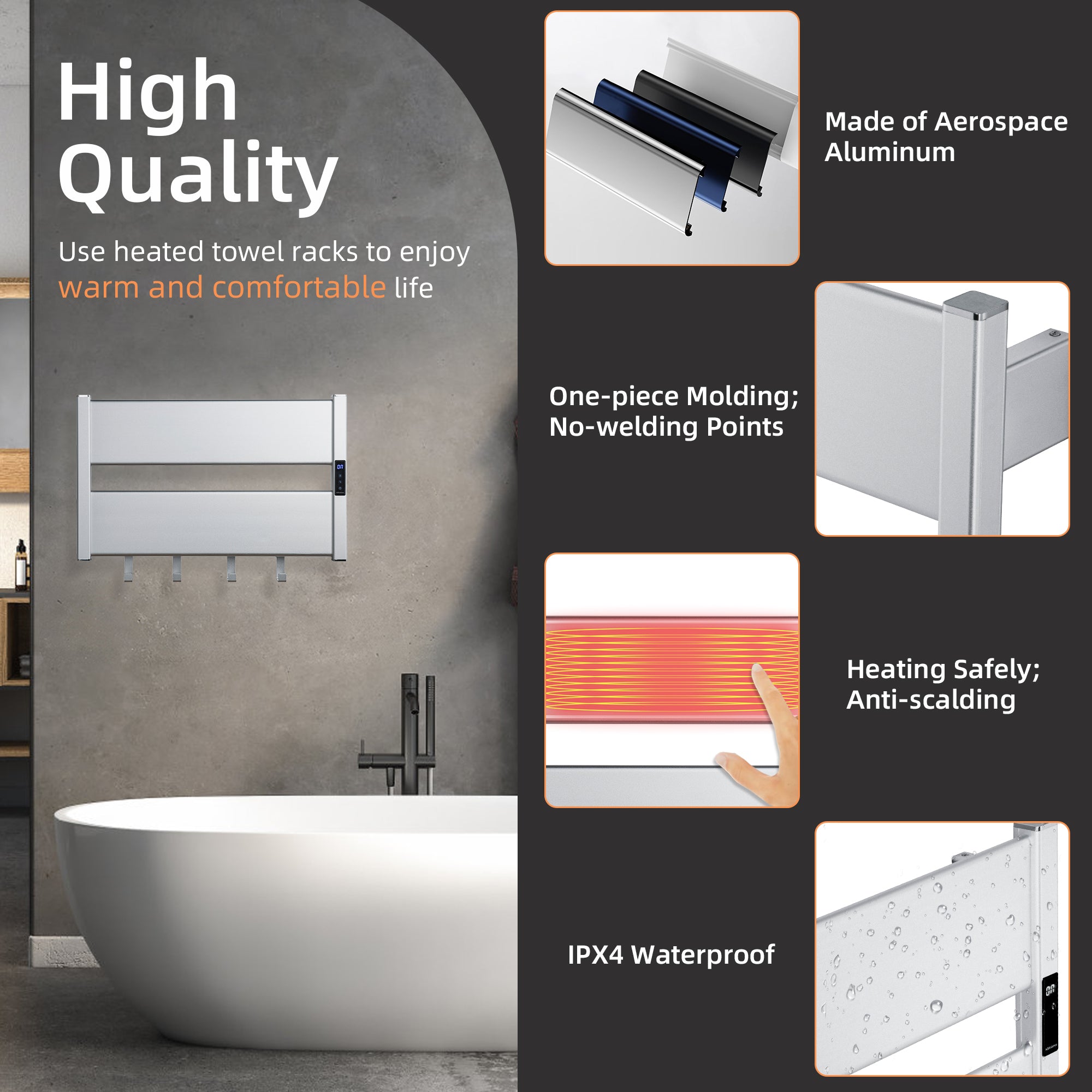 K&KALONZO Electric Towel Warmer KZ-H