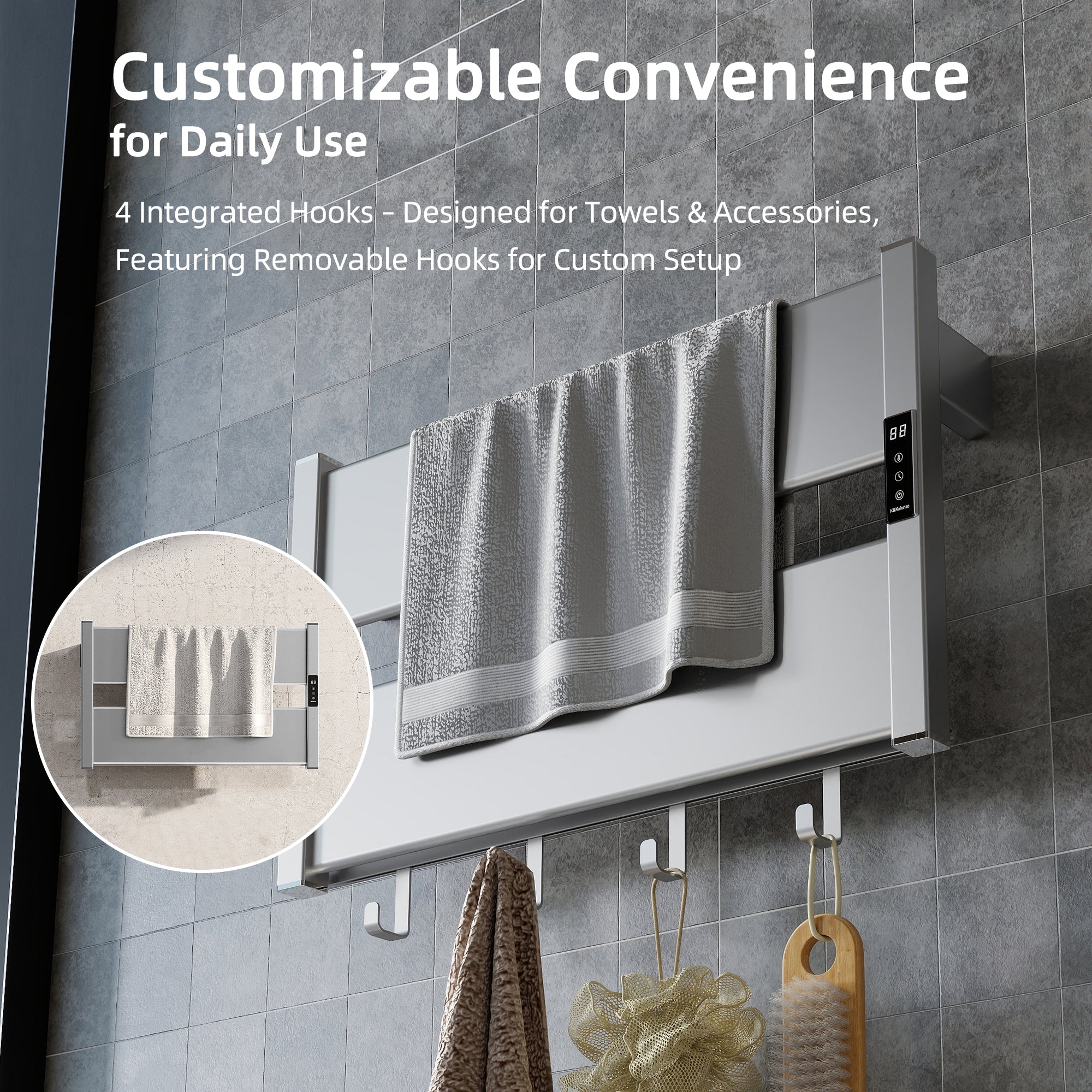 K&KALONZO Electric Towel Warmer KZ-H
