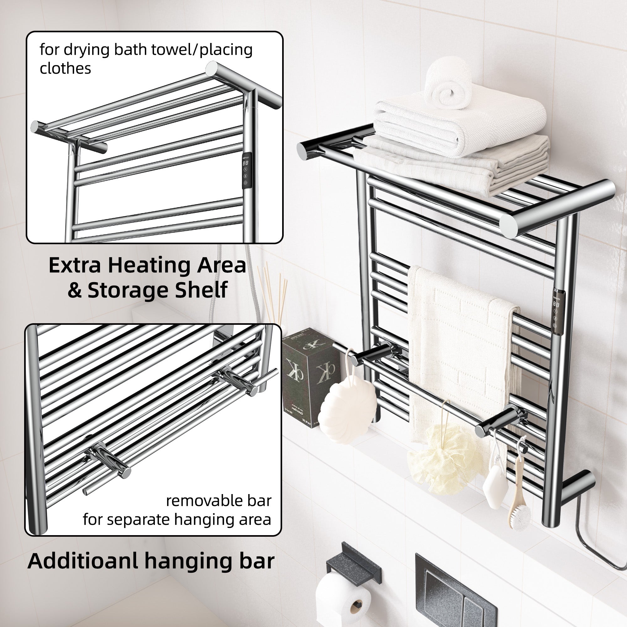 P&Dlusir  Electric Towel Rack PD-E201T
