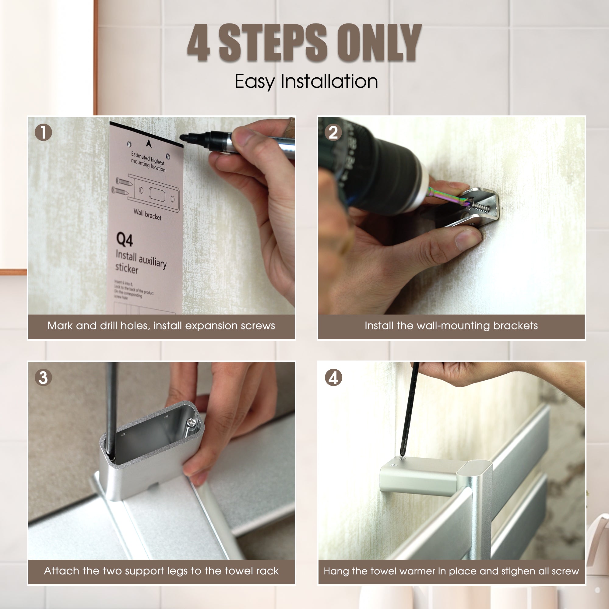 K&KALONZO Electric Towel Warmer KZ-Q