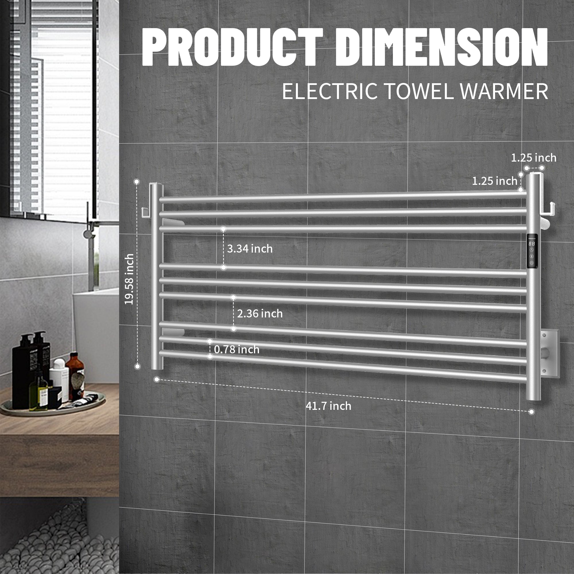 K&KALONZO Electric Towel Warmer KZ-EL13