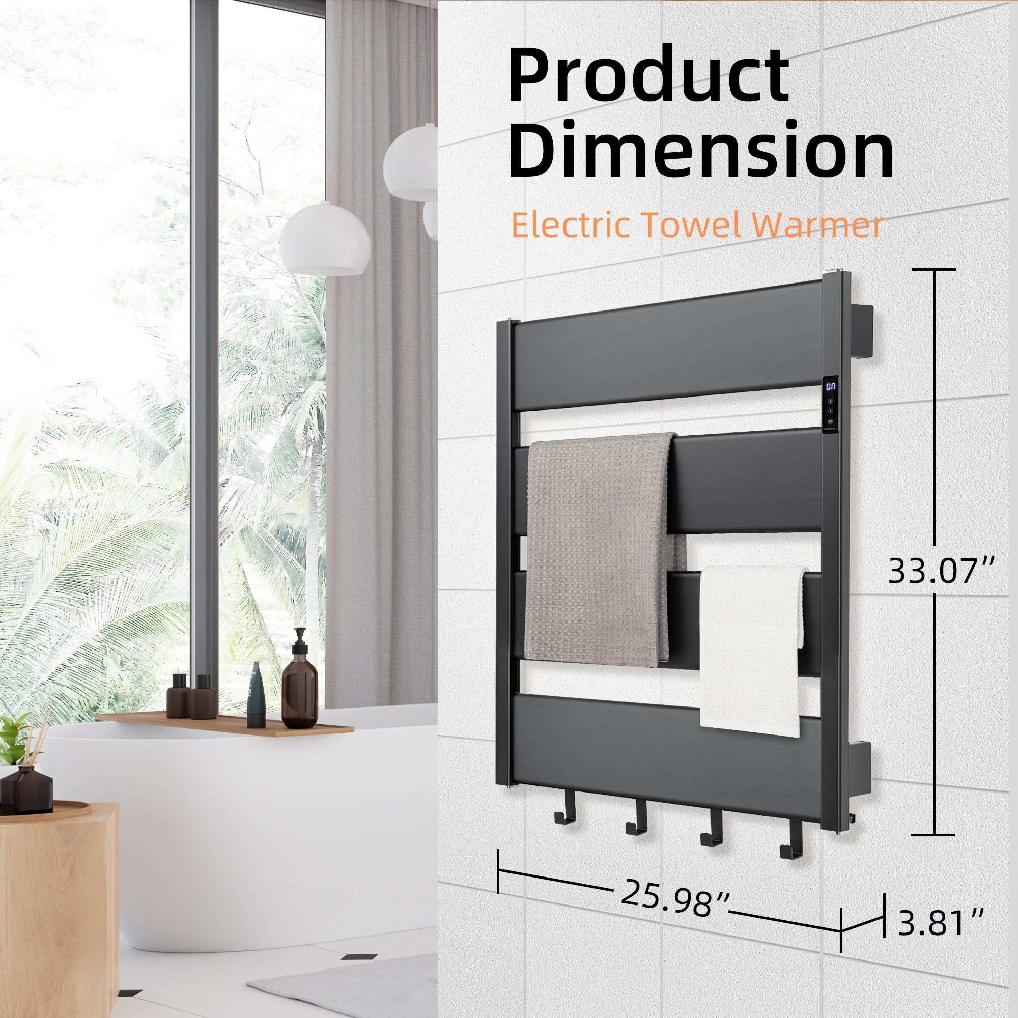 K&KALONZO Electric Towel Warmer KZ-H