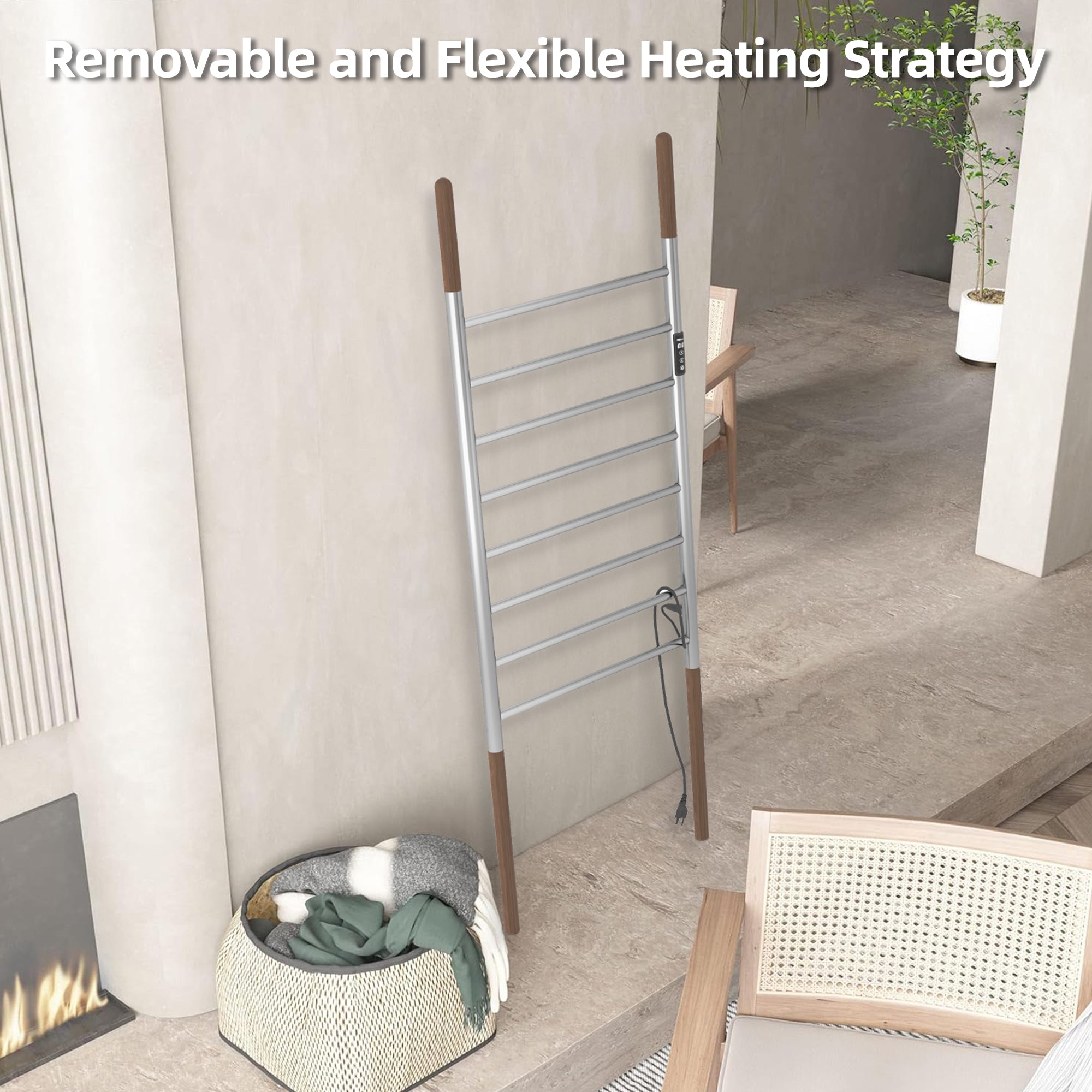 P&Dlusir Freestanding Electric Towel Warmer PD-EG08-8