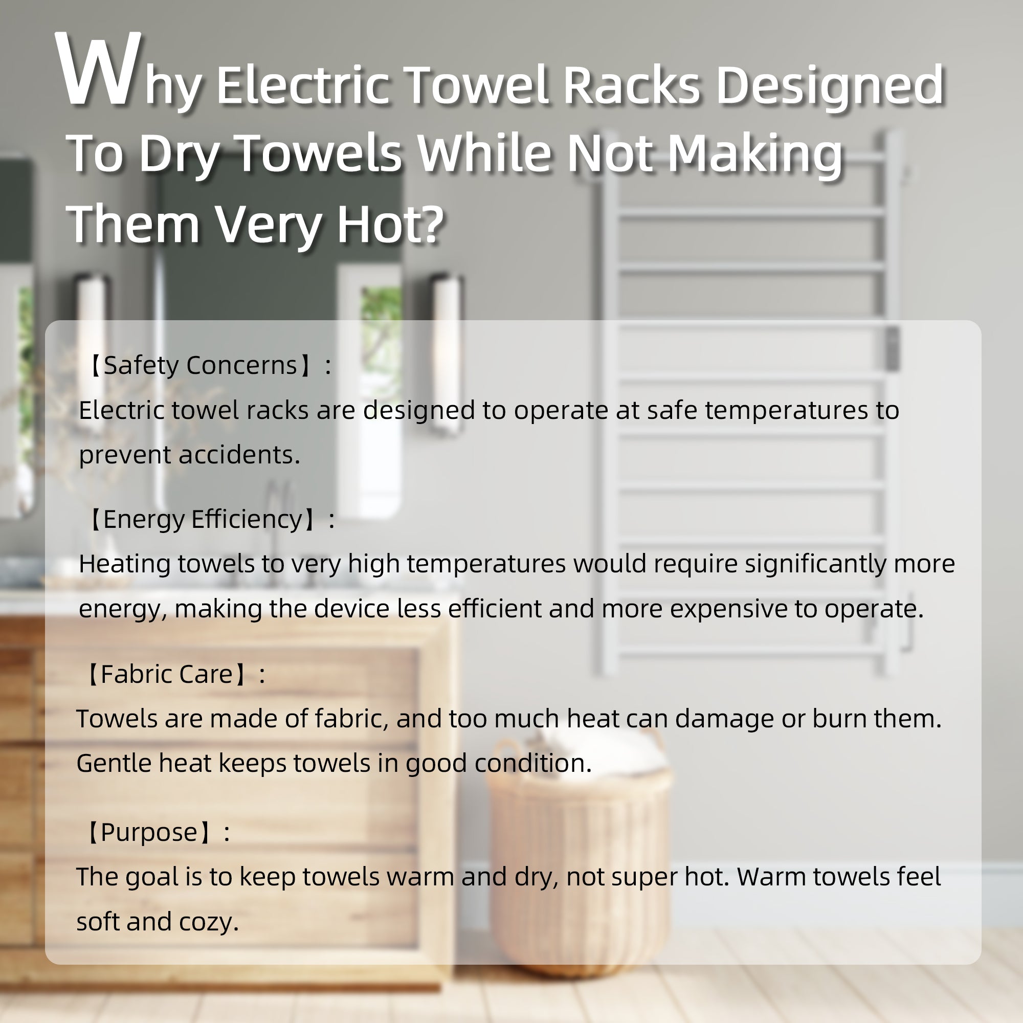 P&Dlusir  Electric Towel Rack PD-EL15