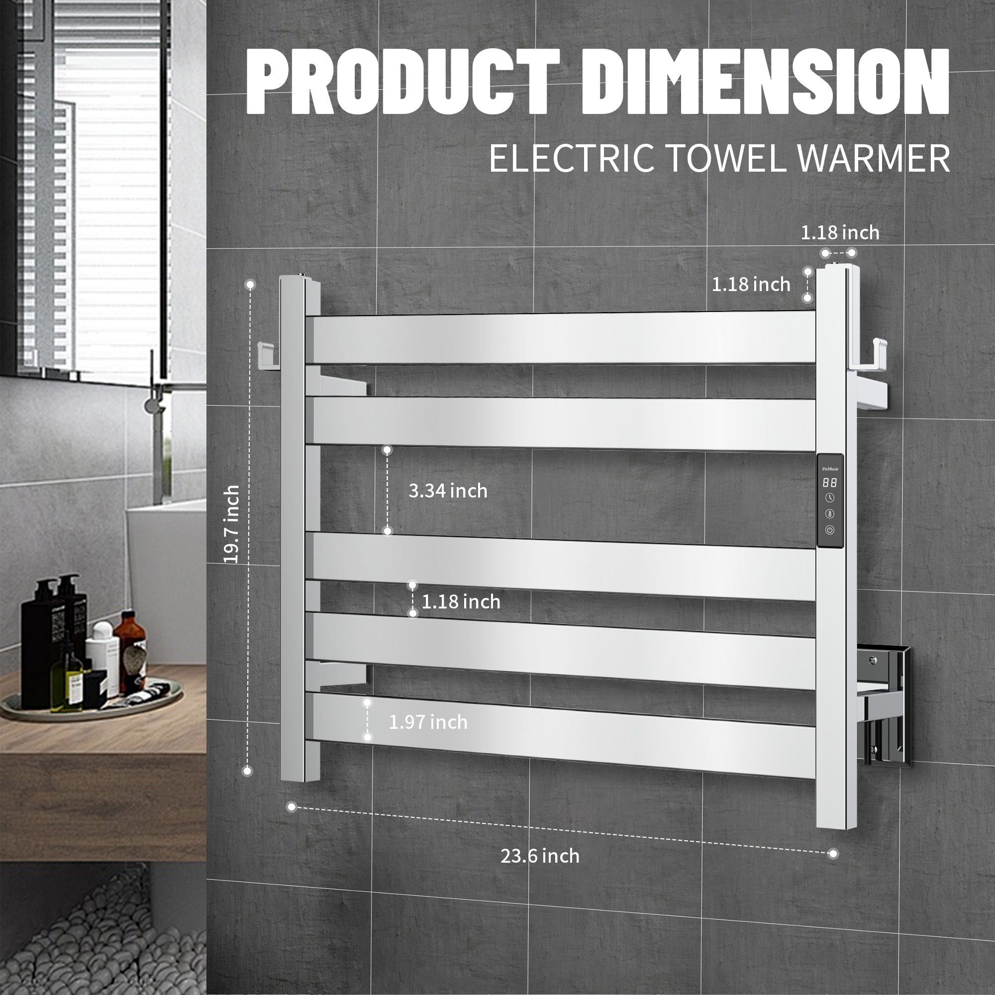 K&KALONZO Electric Towel Warmer KZ-EL18